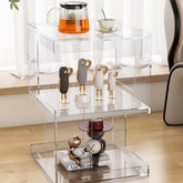 Acrylic rack bedside table creative storage storage rack